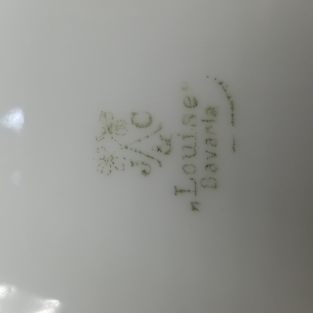 Antique J & C Louise Bavaria Apple Plate - Picture 4 of 14